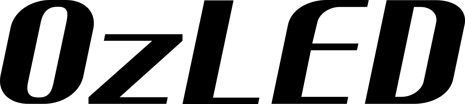 Ozled logo black